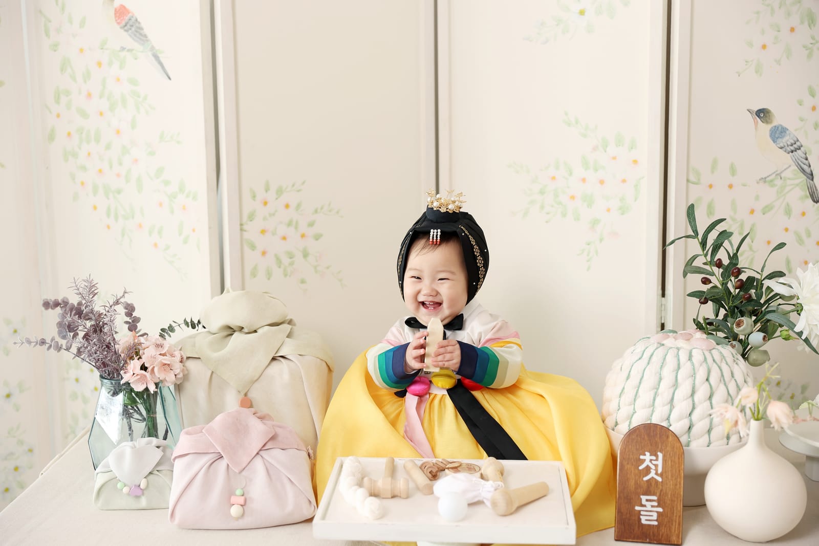 돌상 촬영 사진